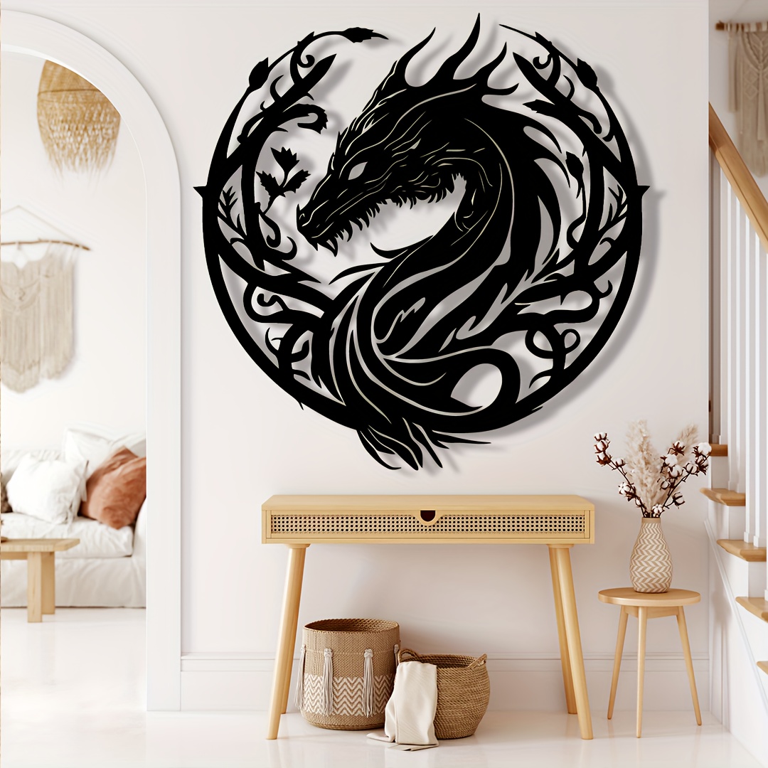 Embroidery Garden - Ancient Zodiac Dragon Wall Art Decoration,