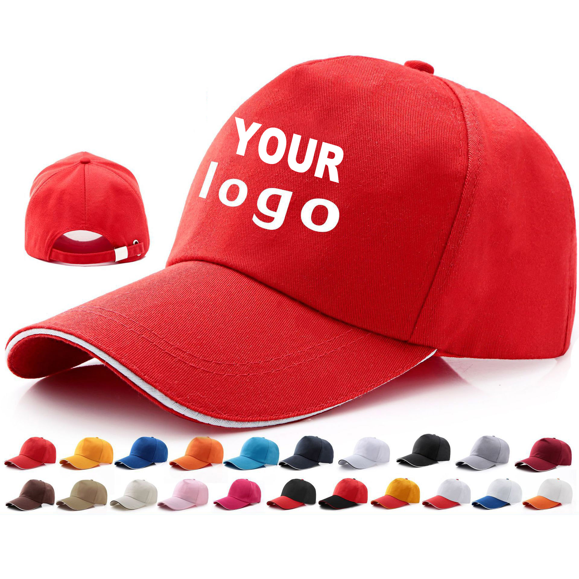 Embroidery Logo - Cheap Polyester Baseball Cap Unisex Custom