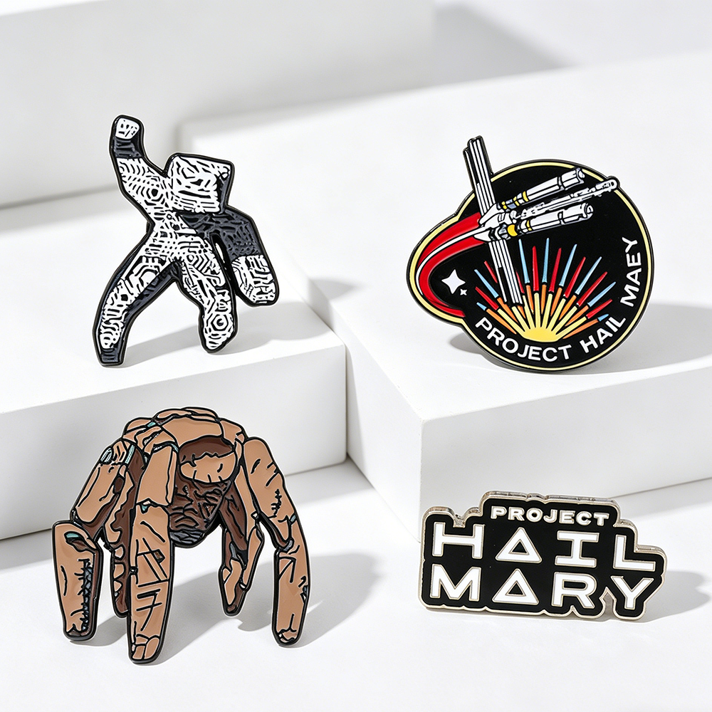 Embroidery Outfit - 4pc Sci-Fi Enamel Pin Set Project