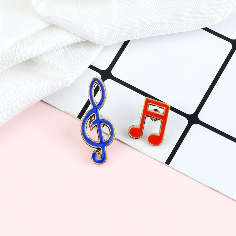 Embroidery Fashion - Music Clef Symbol Enamel Pins Fashion