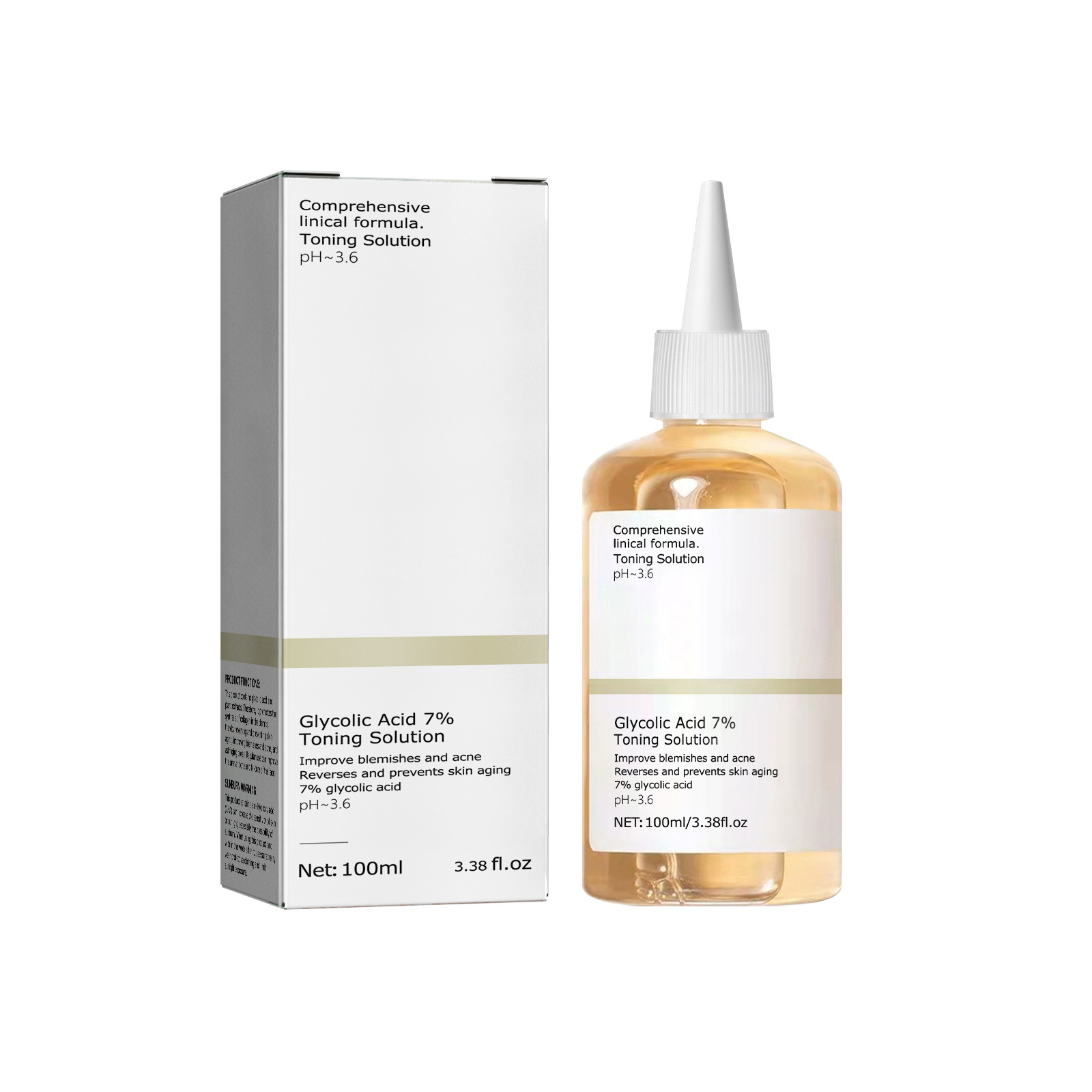 Embroidery Moisturizer - 100ml Glycolic Acid 7% Toning Solution