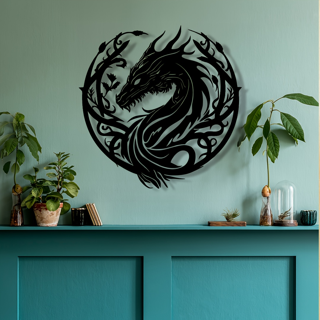 Ancient Zodiac Dragon Wall Art - Embroidery Garden ulasan dan harga