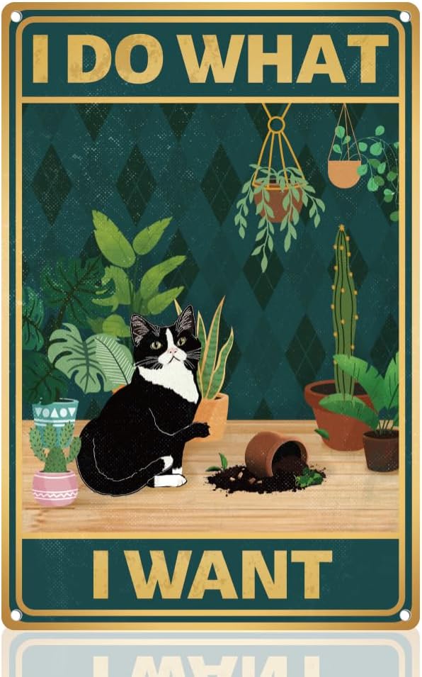 Y1,Cute Cat Breaks Flowerpot S - Embroidery Garden ulasan dan harga