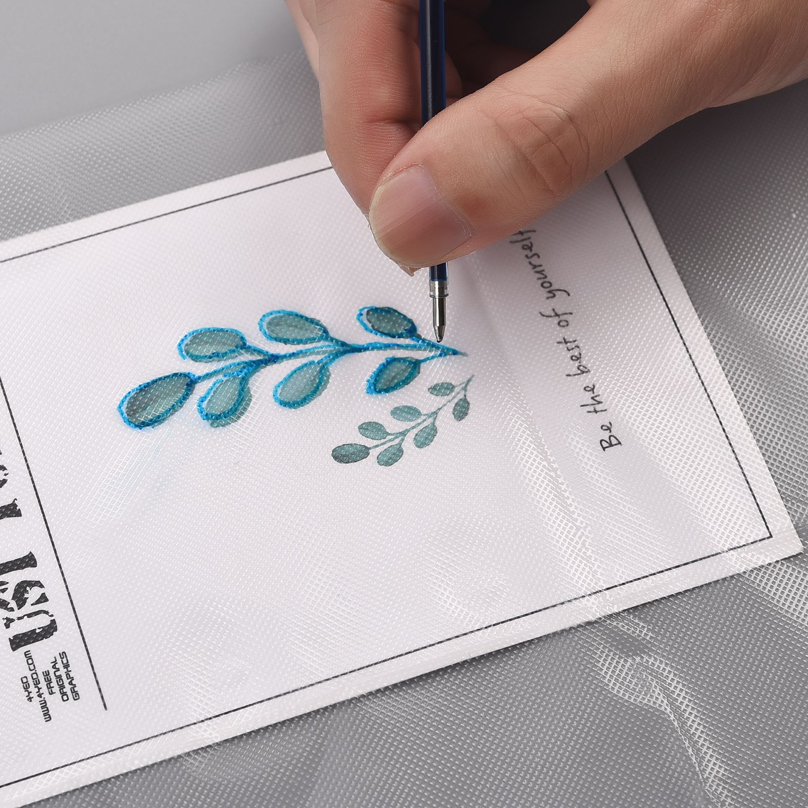4pcs Water Soluble Embroidery  - Embroidery Meaning ulasan dan harga