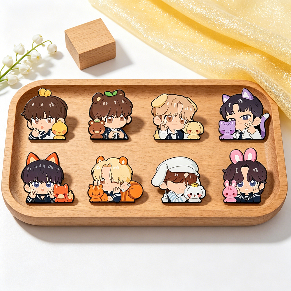 8pcs Kawaii Enamel Pin Set Car - Embroidery Outfit ulasan dan harga