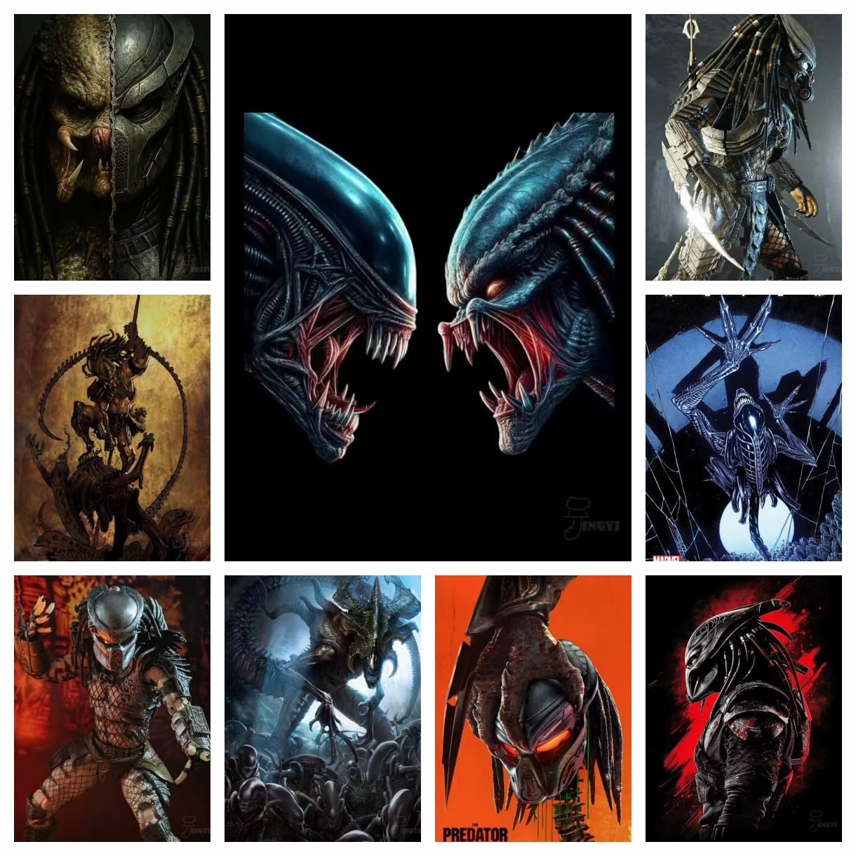 2026 New Alien vs Predator Cha - Embroidery Vs Stitching ulasan dan harga