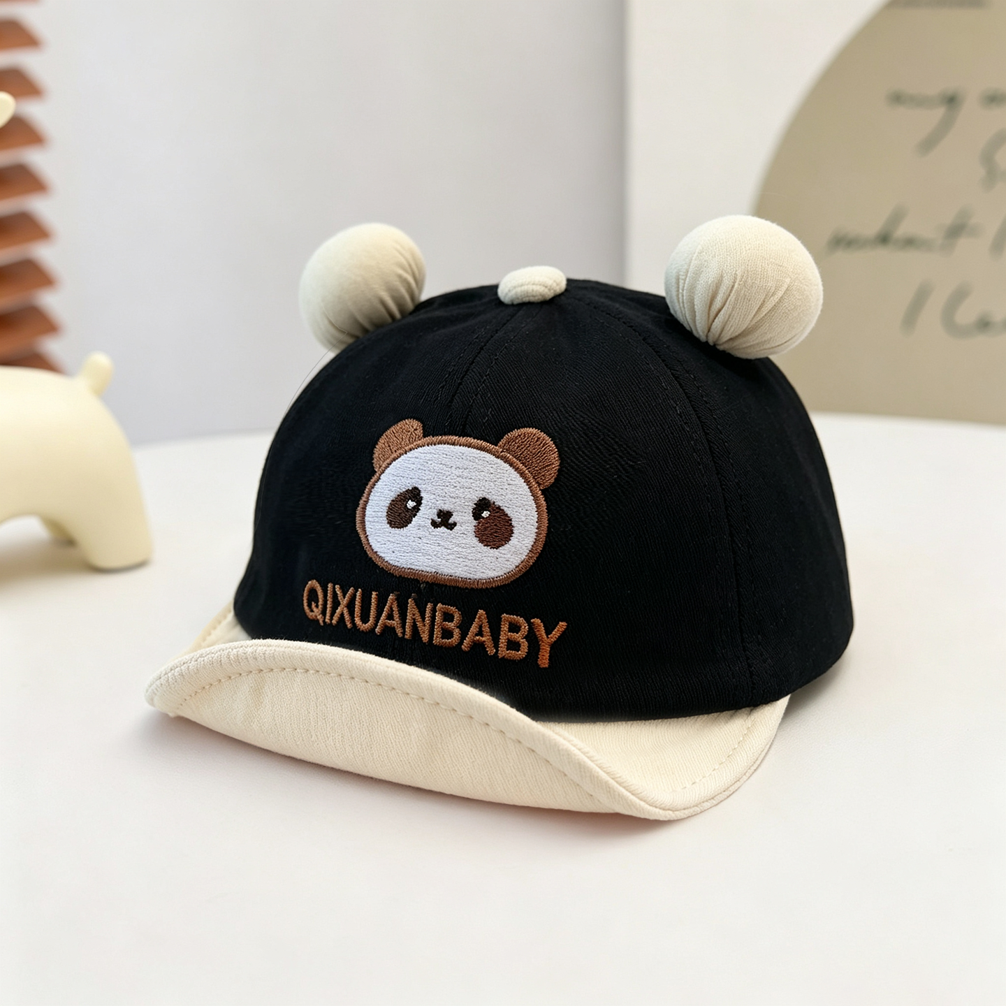Children's double-round ball e - Embroidery Cap ulasan dan harga