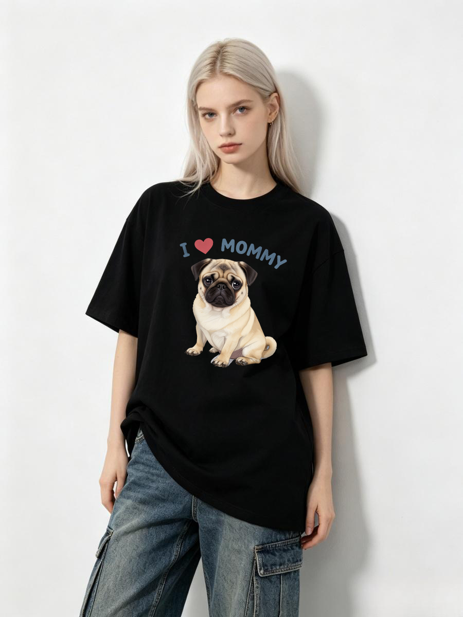 T-Shirt Pet Printed Slim Secur - Embroidery Moisturizer ulasan dan harga