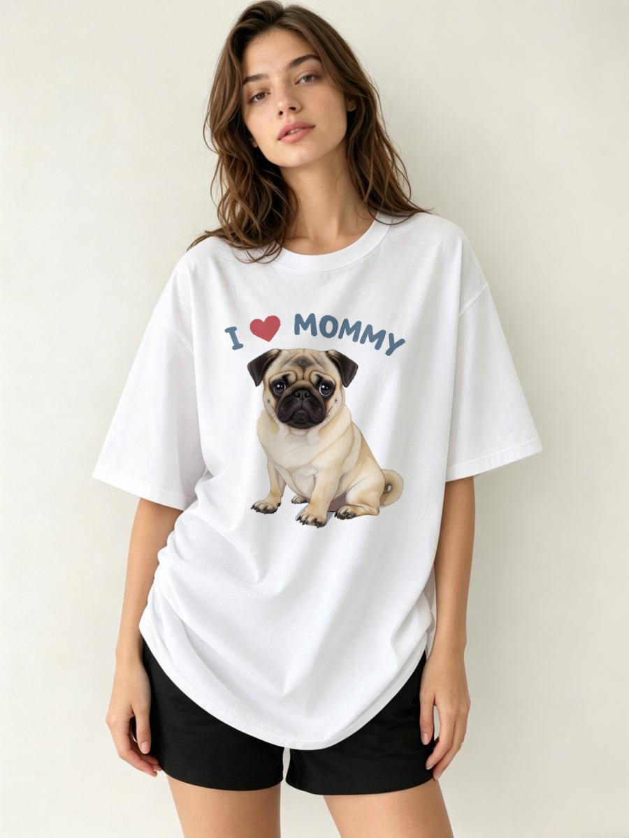 T-Shirt Pet Printed Slim Secur - Embroidery Moisturizer ulasan dan harga