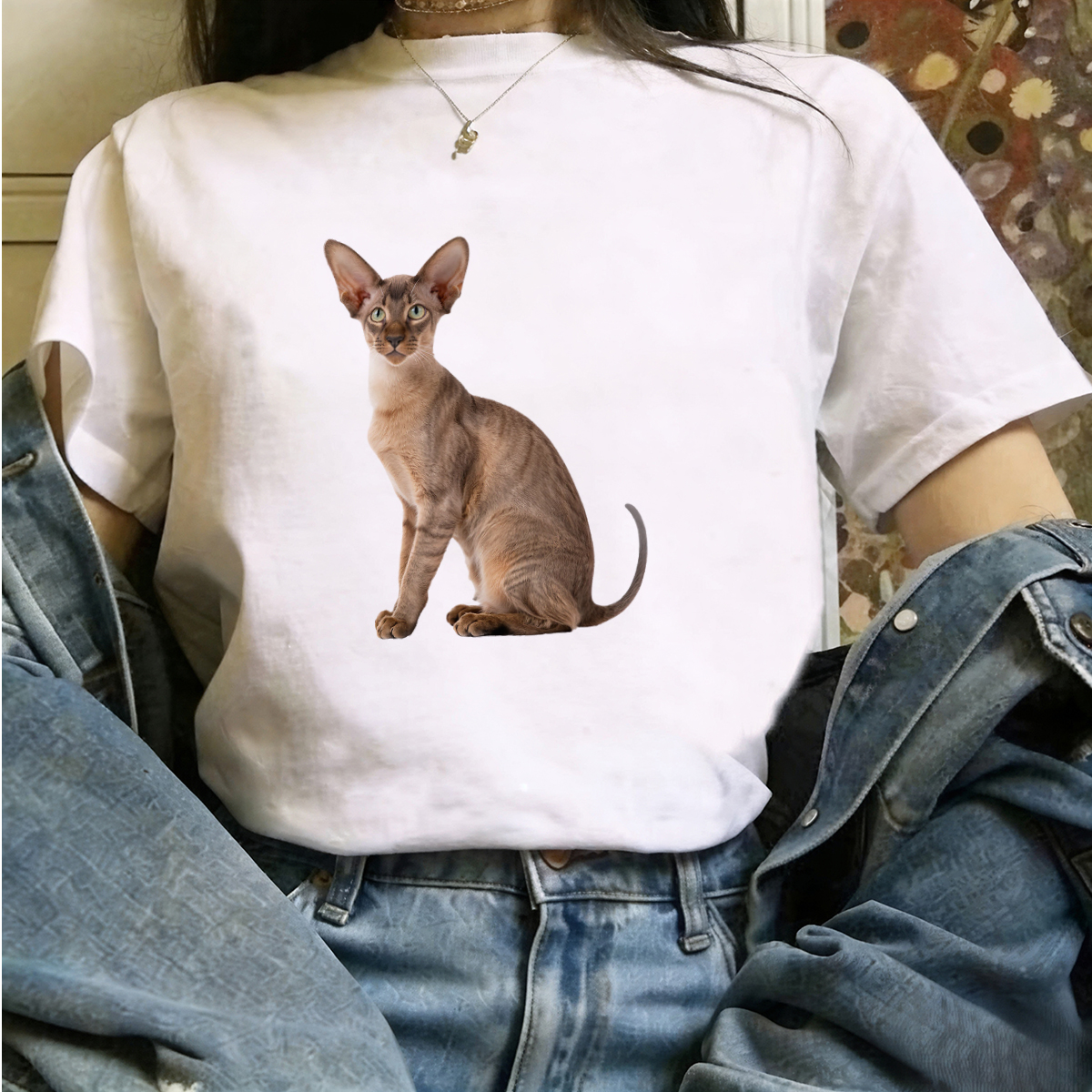 T Shirts Spandex Cartoon Desig - Embroidery Moisturizer ulasan dan harga