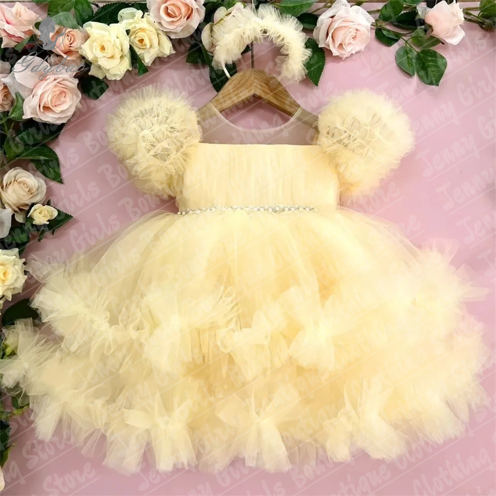 Beautiful Girl Glitter Pearls  - Embroidery Yellow Flower ulasan dan harga