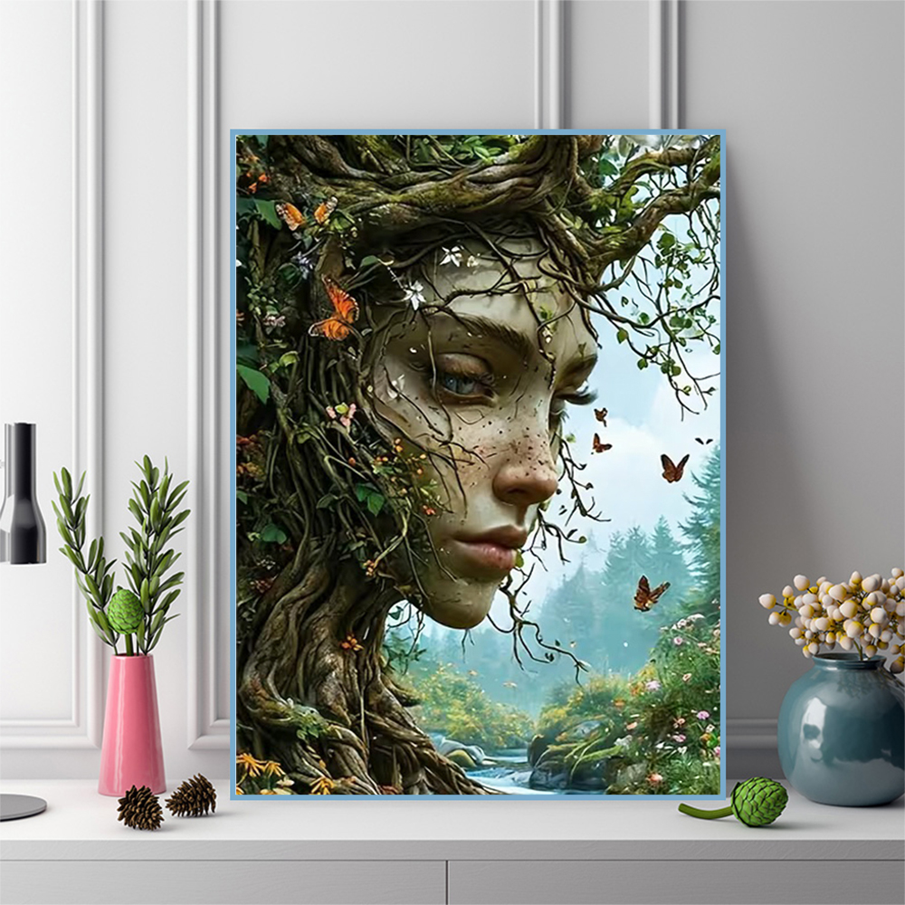 DIY Diamond Embroidery Woman P - Embroidery Painting ulasan dan harga