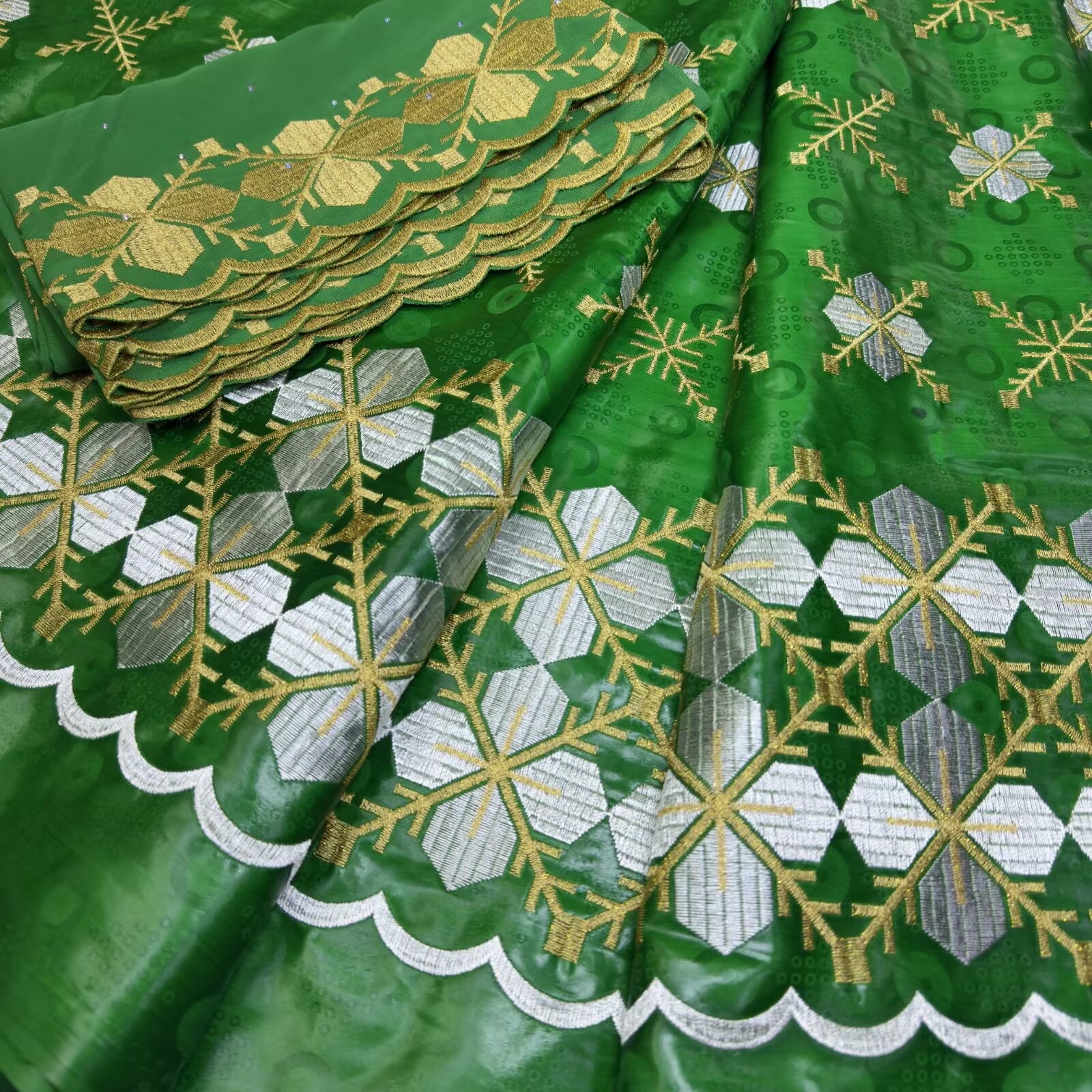 African Lace Bazin And Embroid - Embroidery Jersey ulasan dan harga