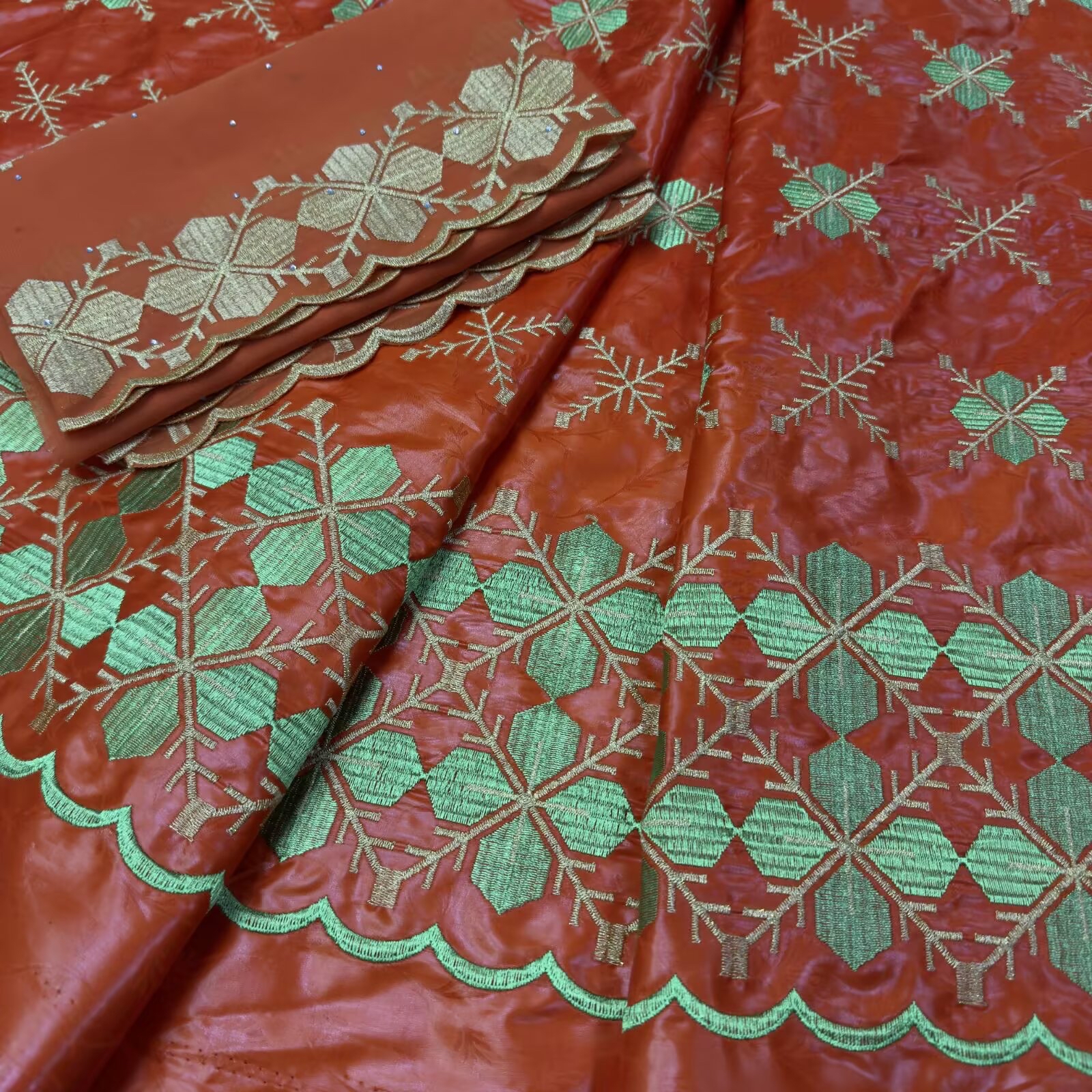 African Lace Bazin And Embroid - Embroidery Jersey ulasan dan harga