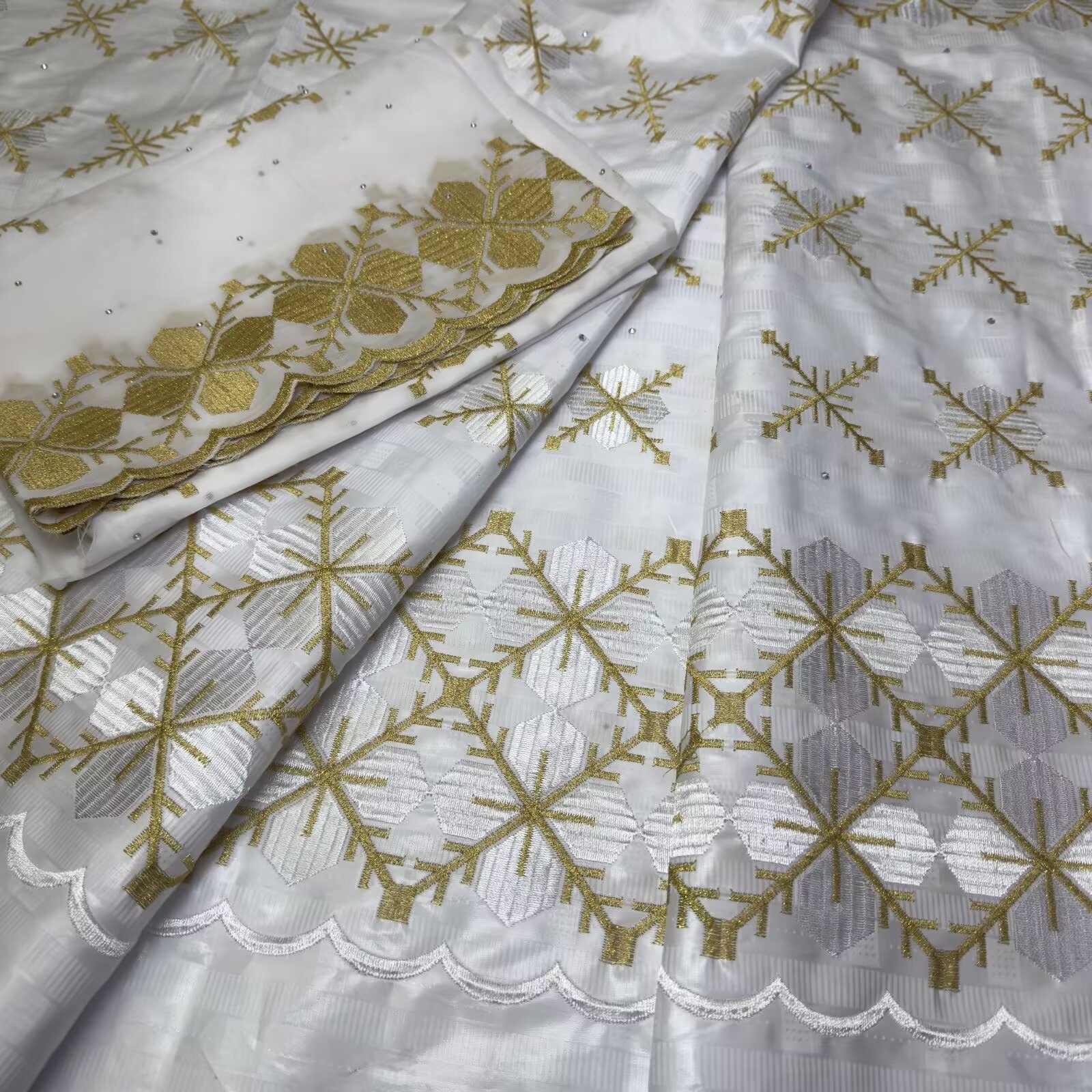 African Lace Bazin And Embroid - Embroidery Jersey ulasan dan harga