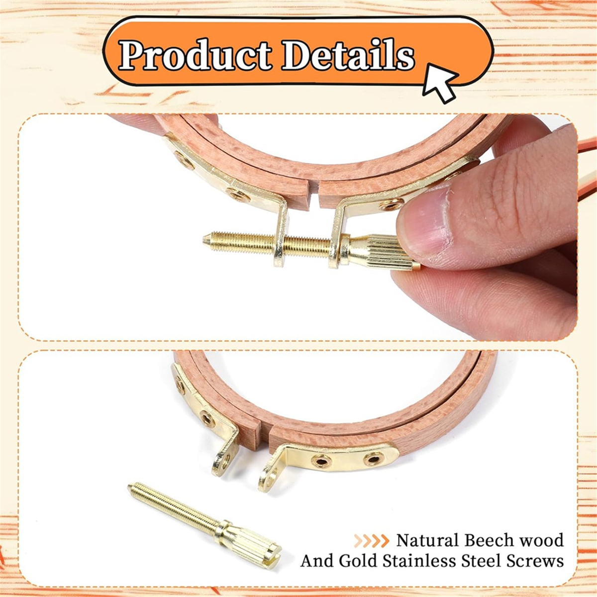 3 Pack 3 Inch Embroidery Hoop  - Embroidery Ring ulasan dan harga