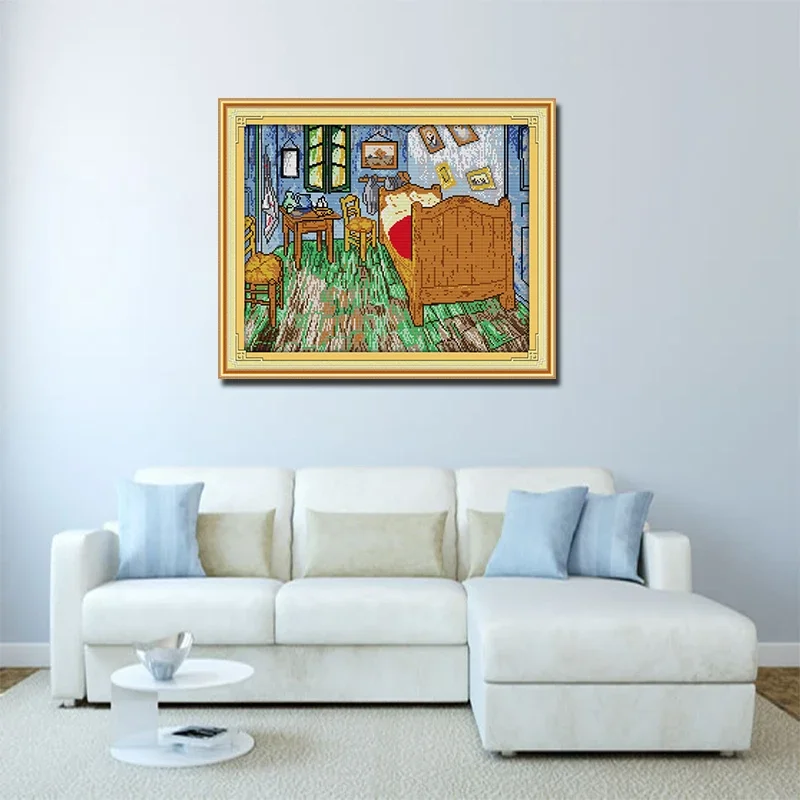 Joy Sunday Van Gogh's Bedroom  - Embroidery Meaning ulasan dan harga