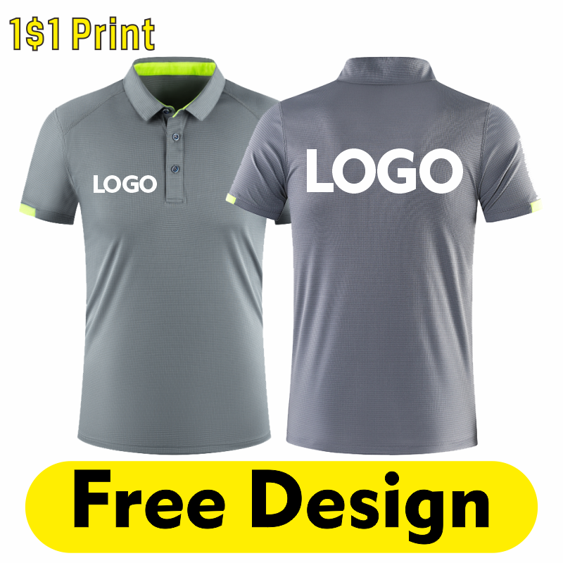 Quick Dry Sports POLO Shirt Fi - Embroidery Logo ulasan dan harga