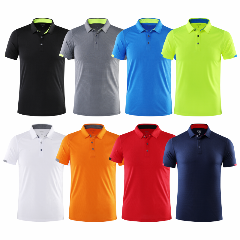 Quick Dry Sports POLO Shirt Fi - Embroidery Logo ulasan dan harga