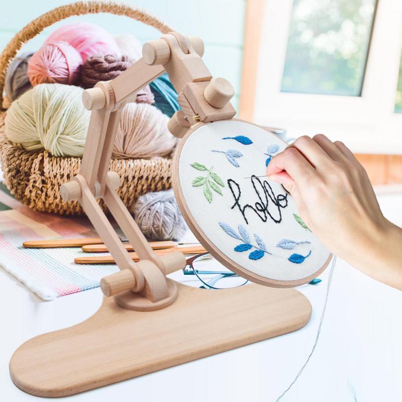 360 Degree Rotation Adjustable - Embroidery Hoop Stand ulasan dan harga
