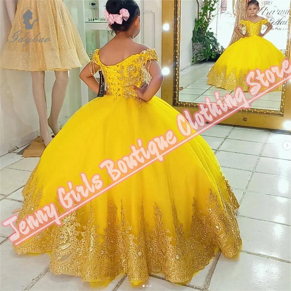 Yellow Beautiful Girl Birthday - Embroidery Yellow Flower ulasan dan harga
