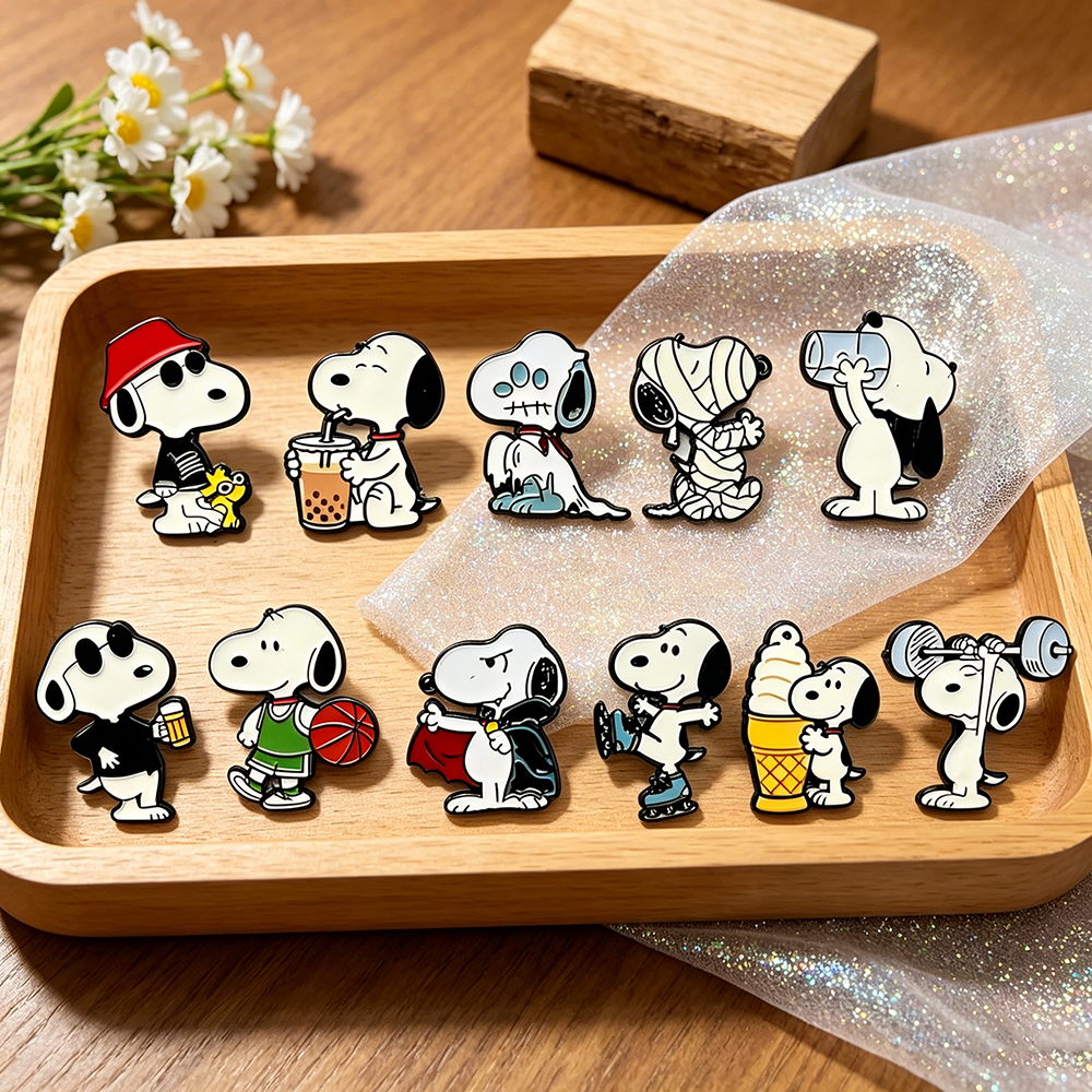 8/10/11pcs Puppy Dog Enamel Pi - Embroidery Outfit ulasan dan harga