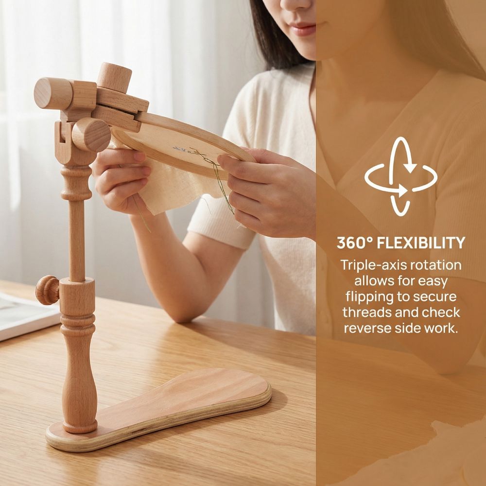 Portable Embroidery Hoops Stan - Embroidery Hoop Stand ulasan dan harga