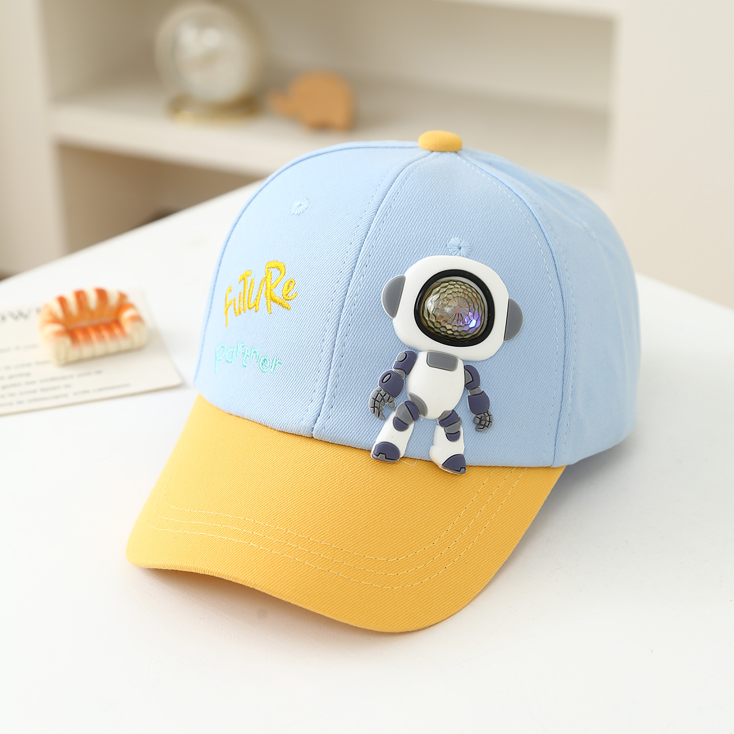 Children's soft rubber robot d - Embroidery Letter ulasan dan harga