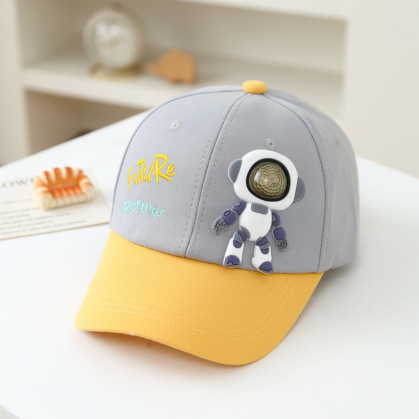 Children's soft rubber robot d - Embroidery Letter ulasan dan harga