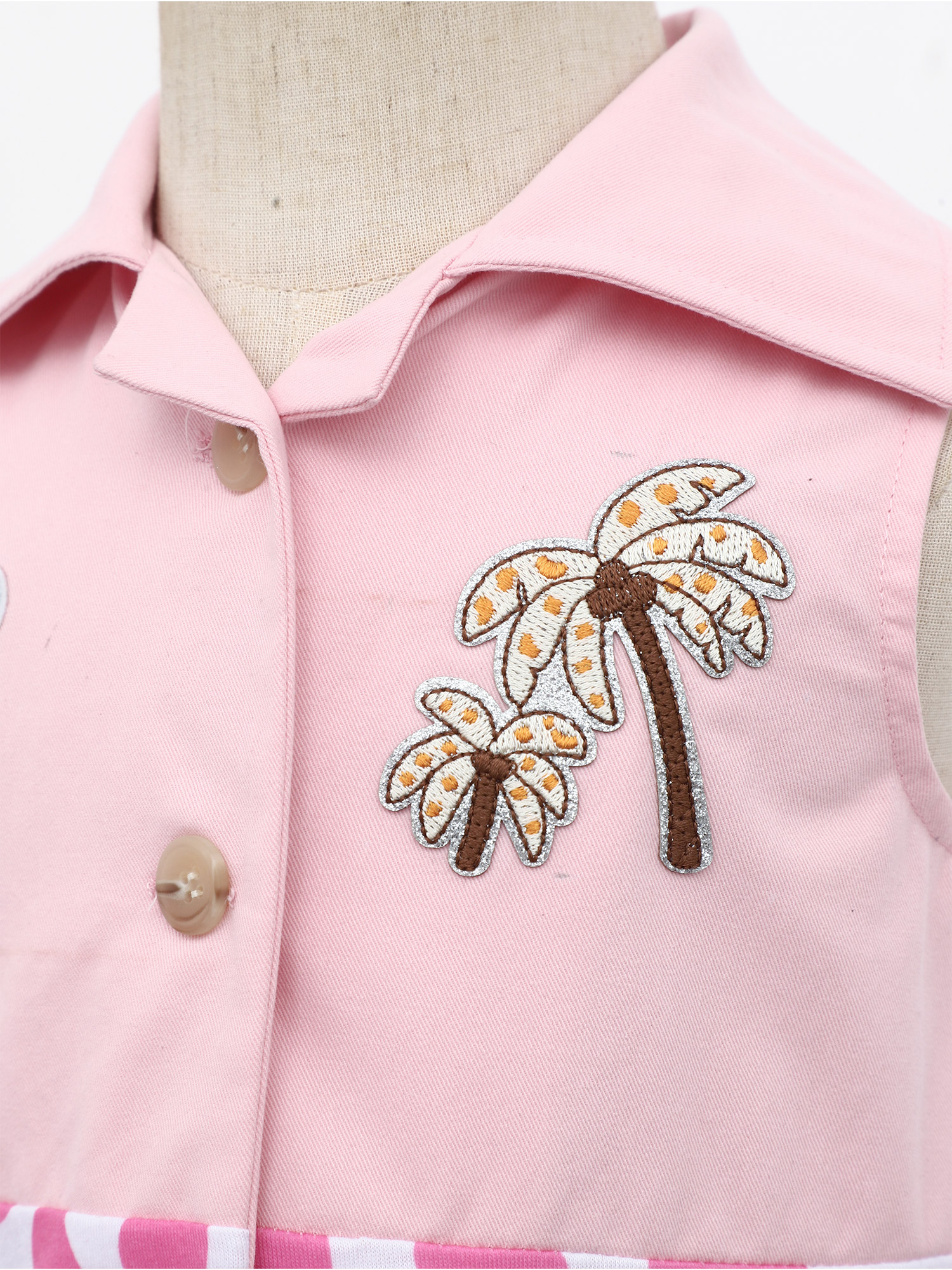 Toddler Baby Girls Zookeeper S - Embroidery Jersey ulasan dan harga
