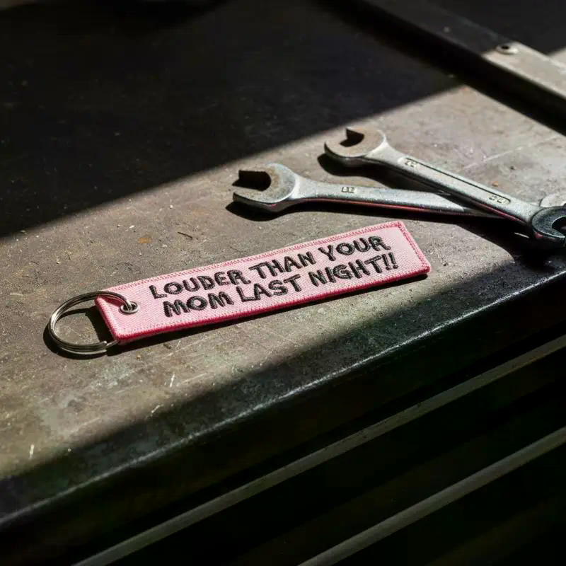 LOUDER THAN YOUR MOM Quotes Ke - Embroidery Quote ulasan dan harga