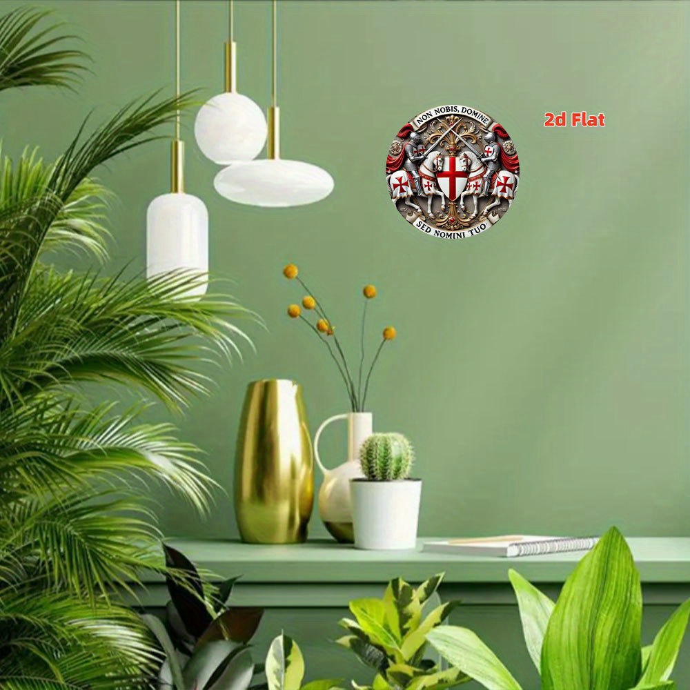 2D Flat Medieval Templar Knigh - Embroidery Garden ulasan dan harga