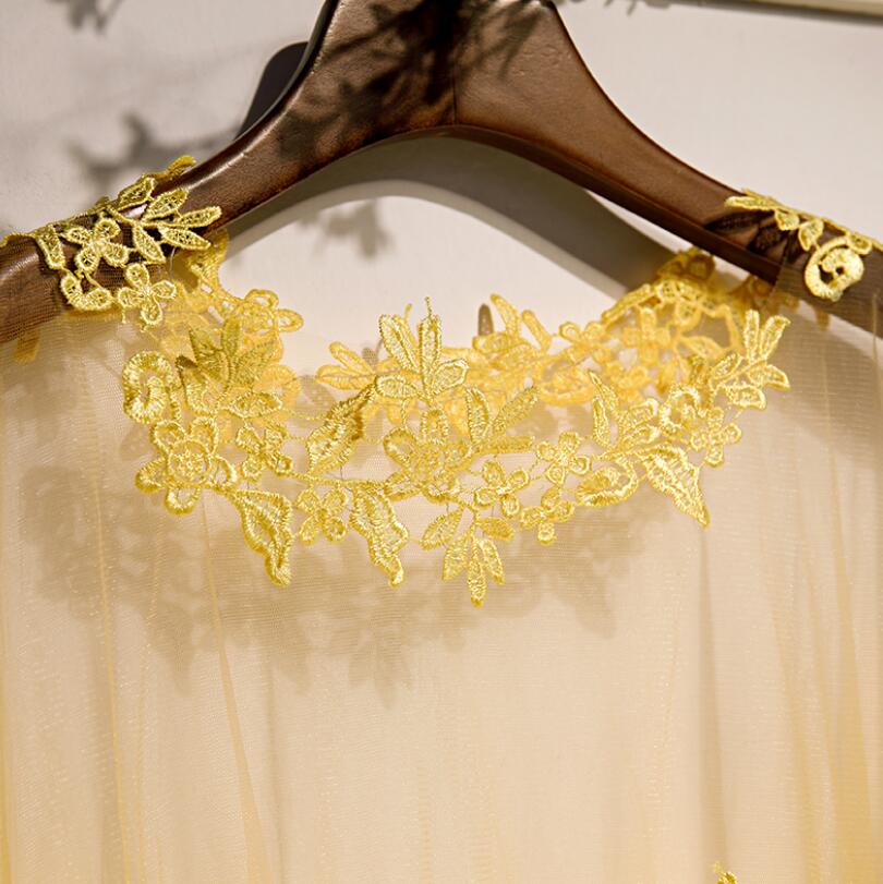 Women's Spring Summer flower e - Embroidery Yellow Flower ulasan dan harga