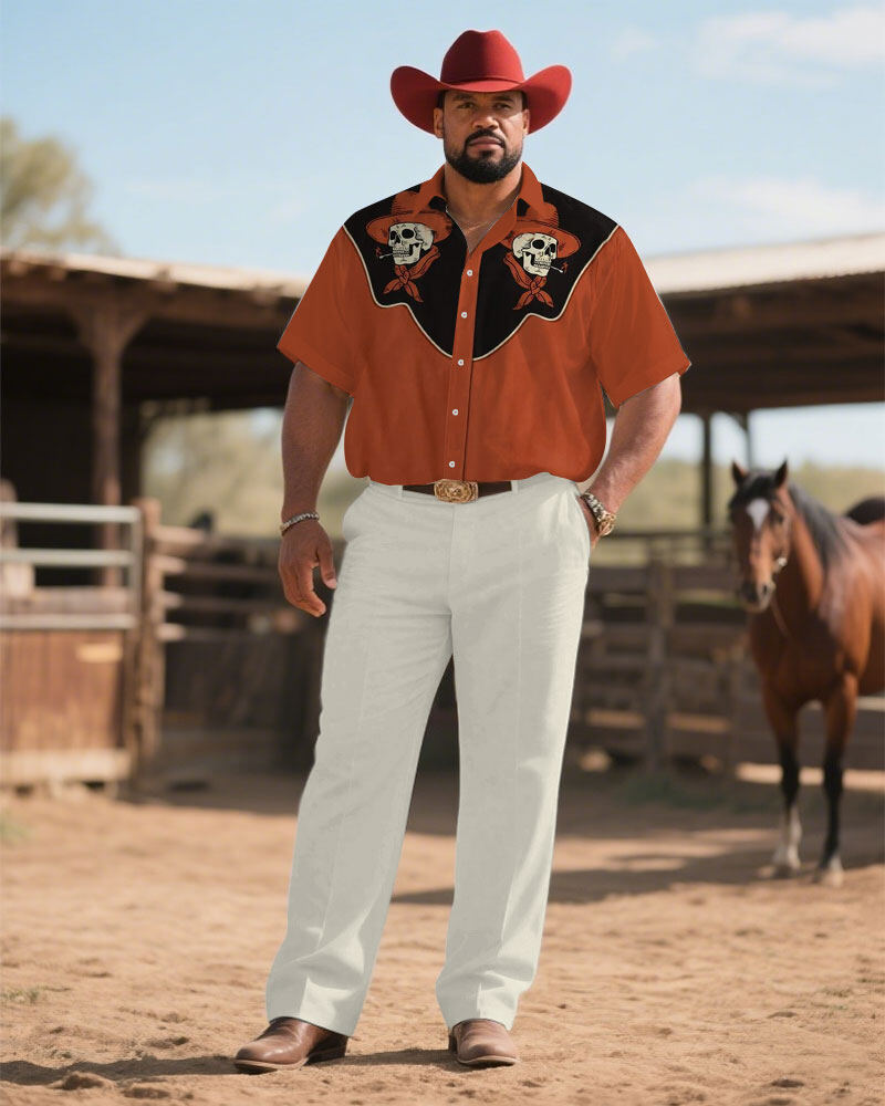 S-9XL Men's Western Cowboy Emb - Embroidery Outfit ulasan dan harga
