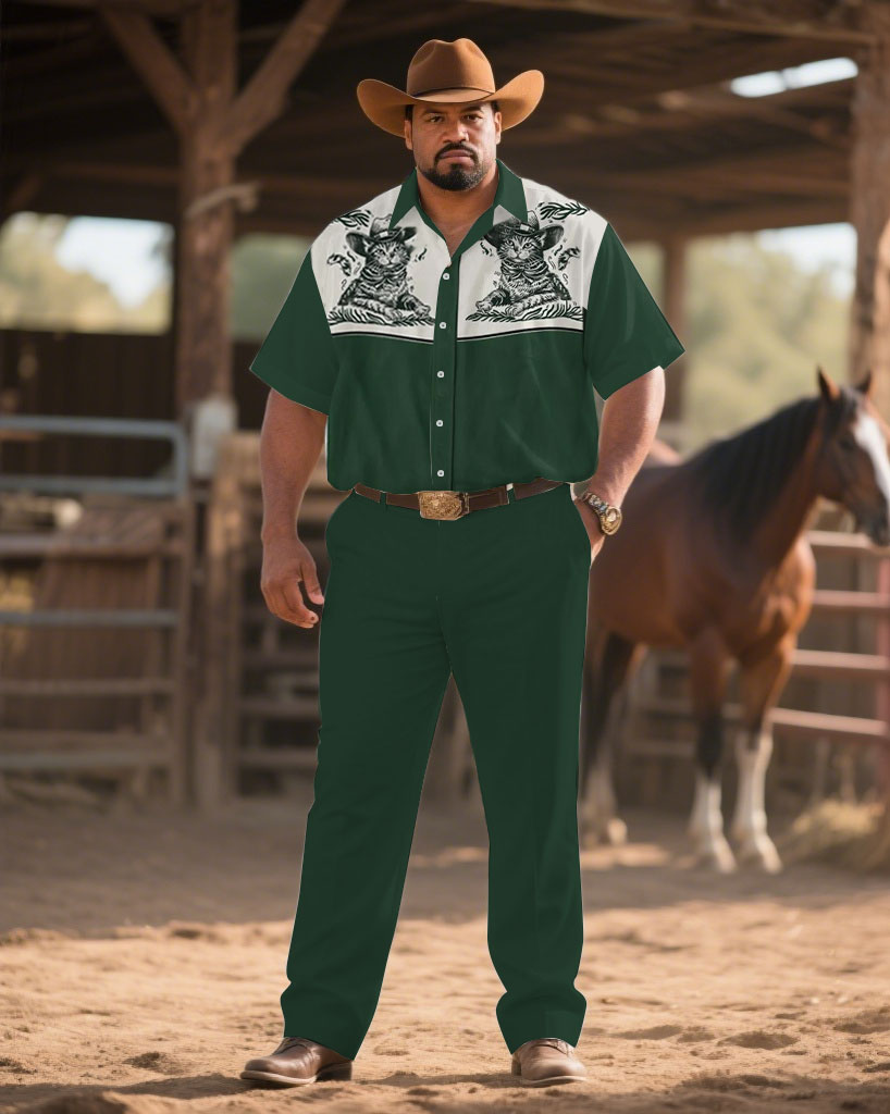 S-9XL Men's Western Cowboy Emb - Embroidery Outfit ulasan dan harga