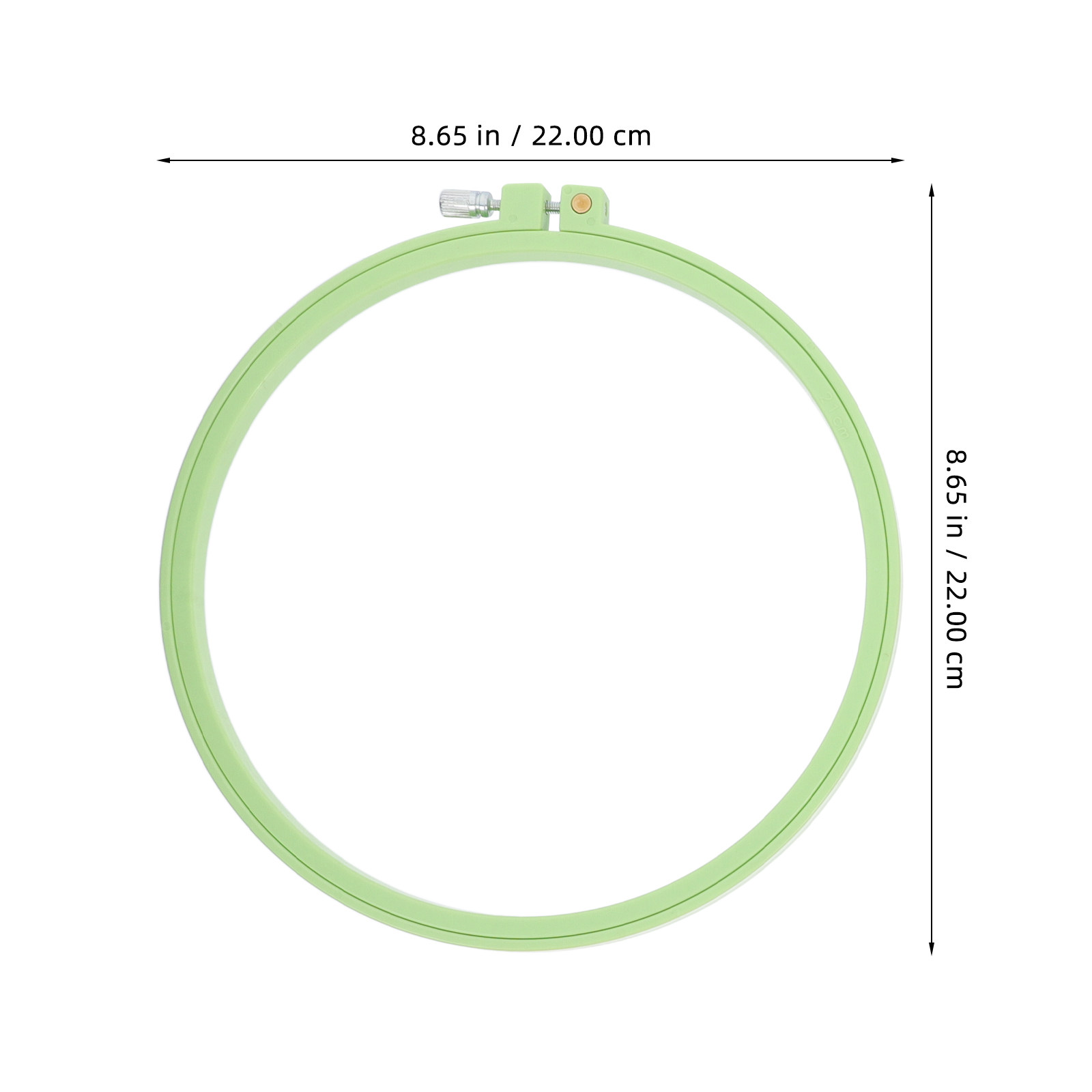 6Pcs ABS Round Embroidery Hoop - Embroidery Hoop Stand ulasan dan harga