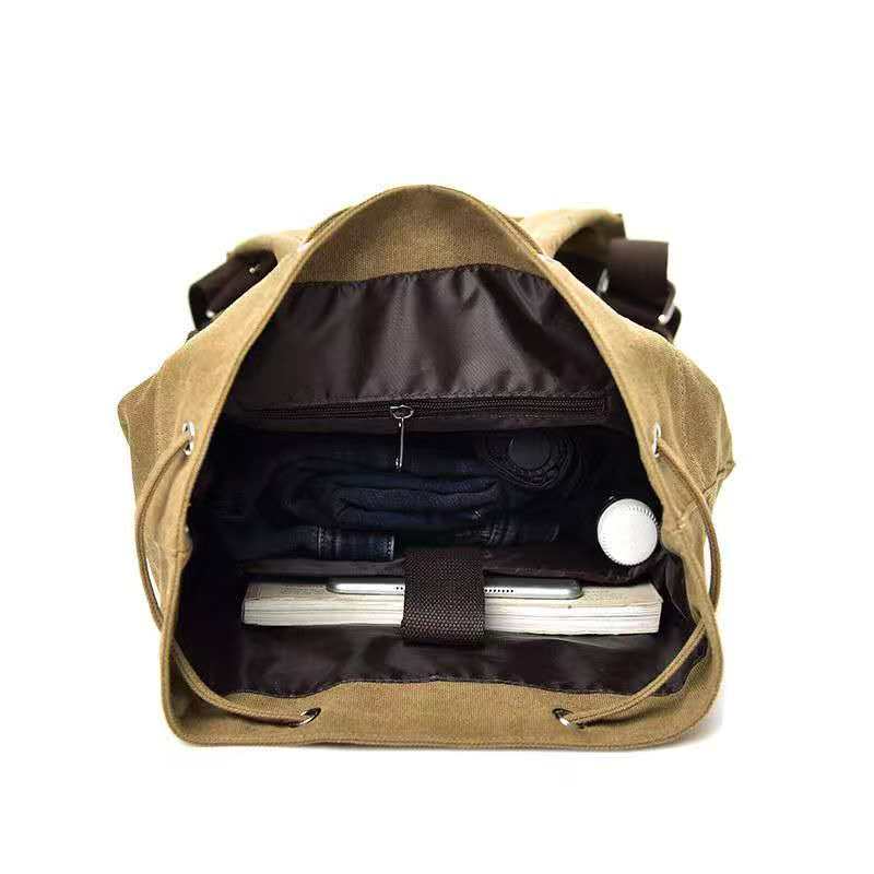 2026 Canvas backpack with dual - Embroidery Bag ulasan dan harga