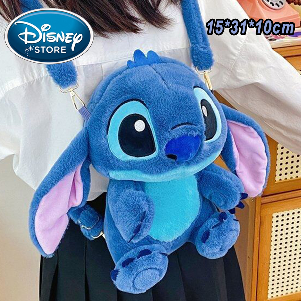 2026 Stitch Plush Backpack Ins - Embroidery Bag ulasan dan harga