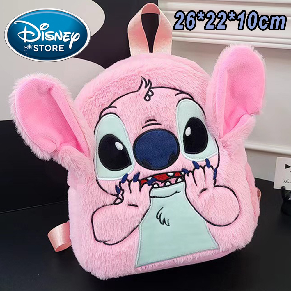 2026 Stitch Plush Backpack Ins - Embroidery Bag ulasan dan harga