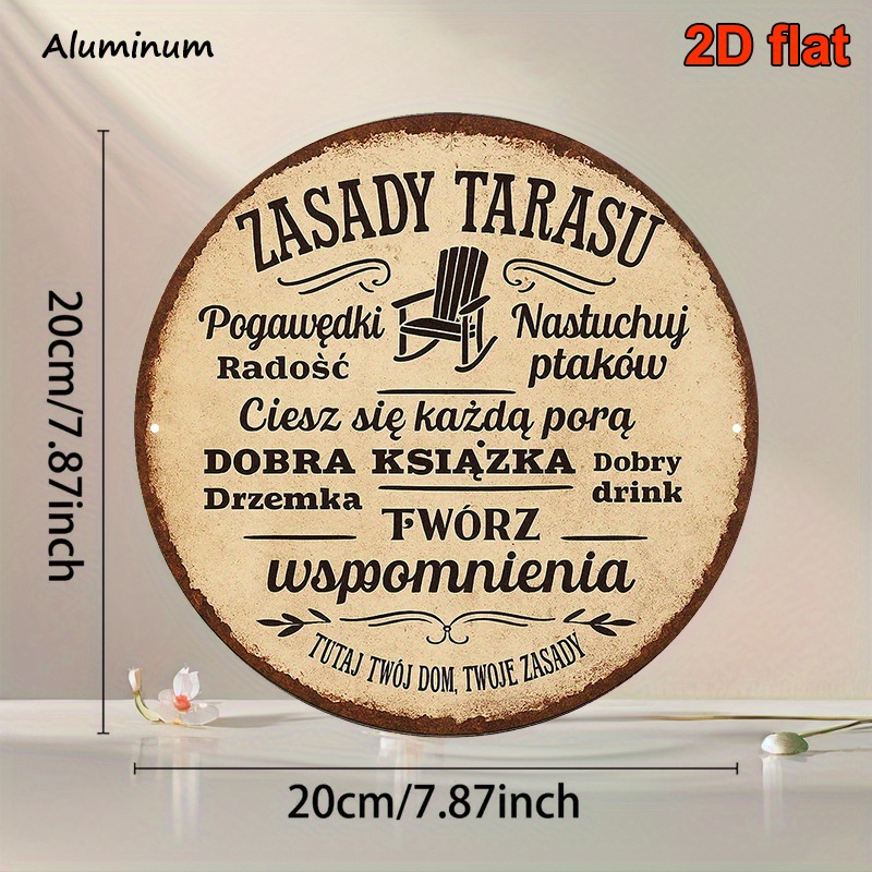 2D Flat, 20.32x20.32 cm Round  - Embroidery Garden ulasan dan harga