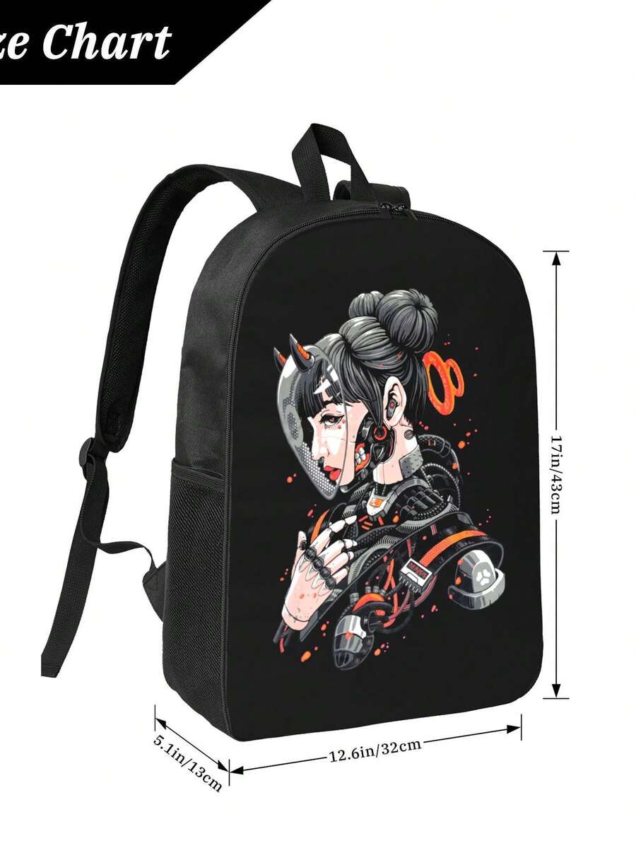 Cyberpunk Cyborg Girl Waterpro - Embroidery Bag ulasan dan harga