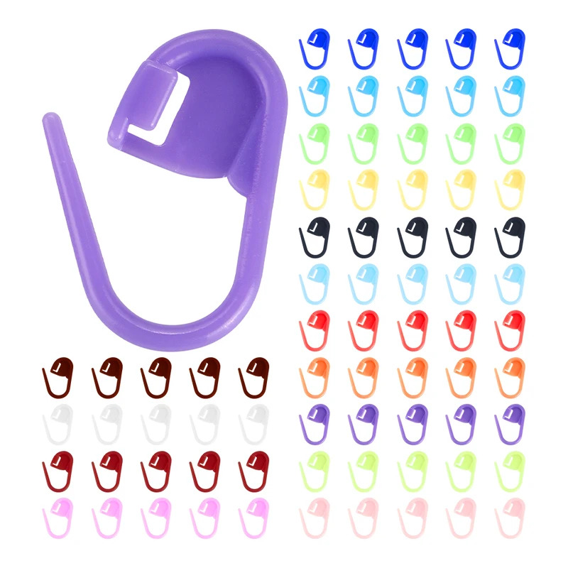 50/200/500pcs Knitting Crochet - Stitch Marker Ring ulasan dan harga