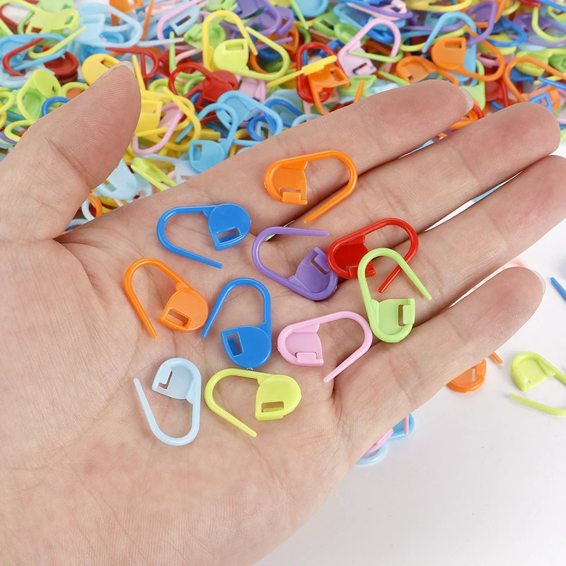 50/200/500pcs Knitting Crochet - Stitch Marker Ring ulasan dan harga