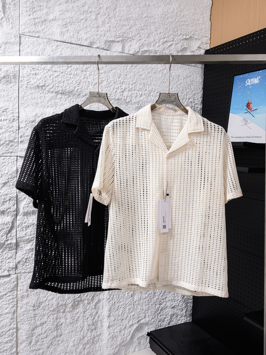 Men's Loose Casual Summer Shir - Embroidery Moisturizer ulasan dan harga