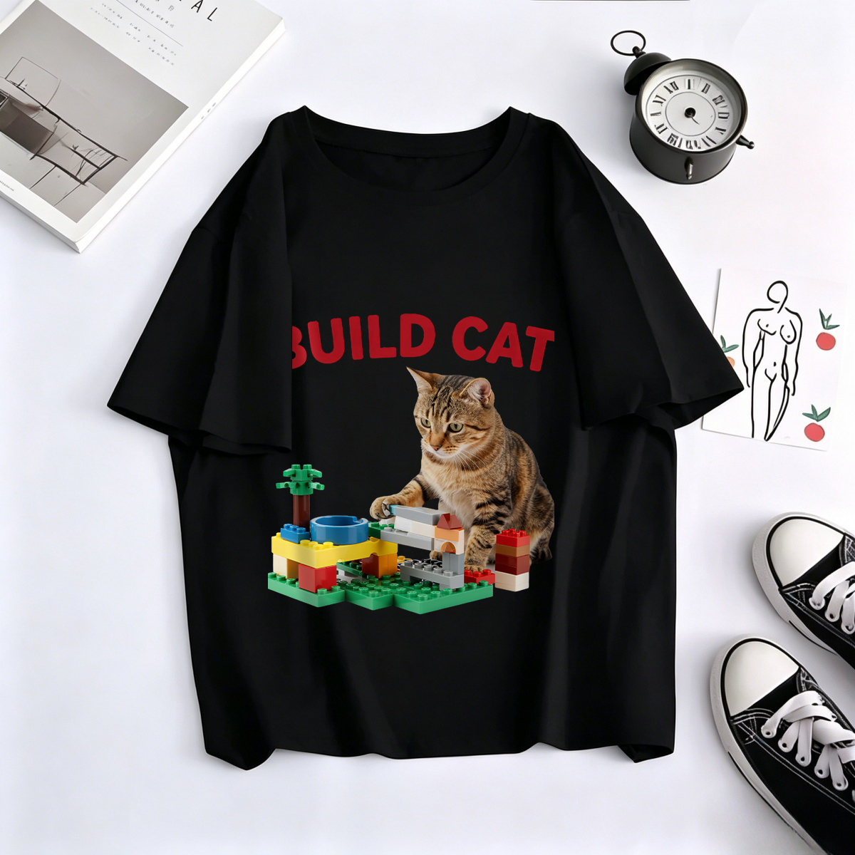 T-Shirt Pet Printed Slim Comma - Embroidery Moisturizer ulasan dan harga