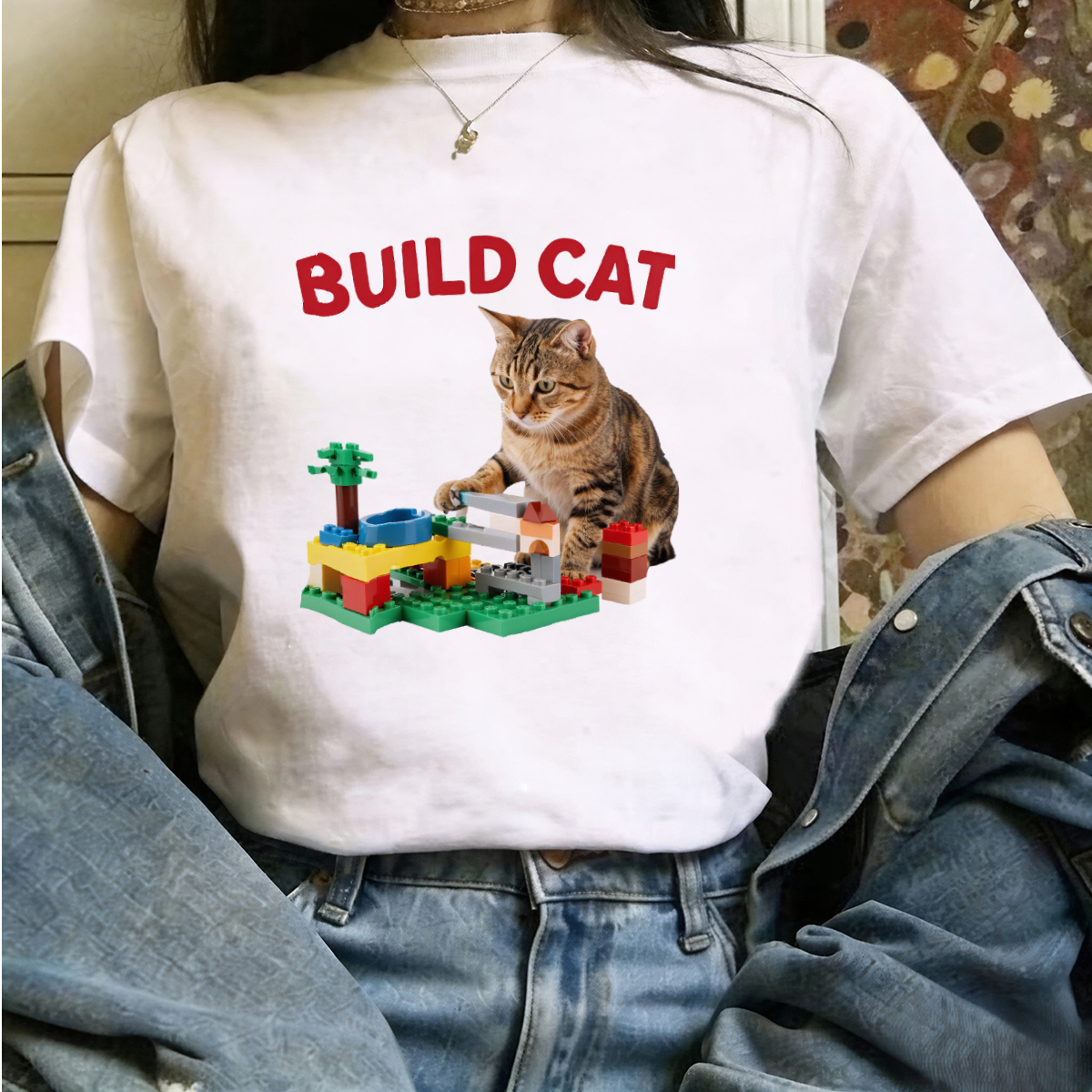 T-Shirt Pet Printed Slim Comma - Embroidery Moisturizer ulasan dan harga