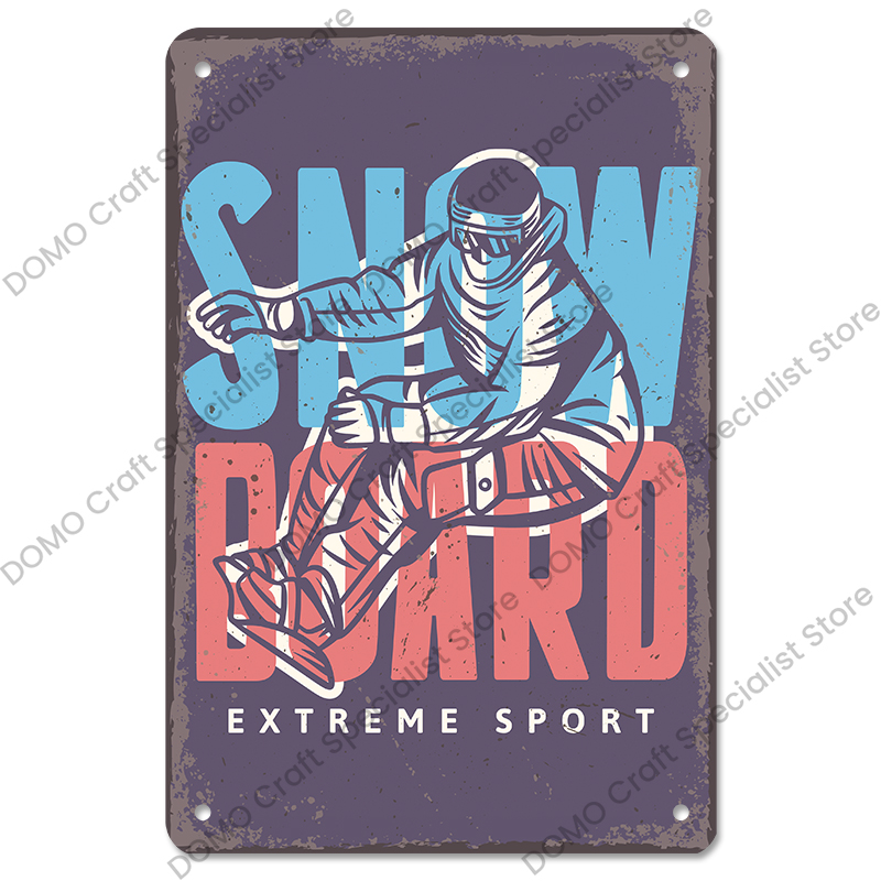 Alpine Skiing Posters Metal Si - Embroidery Water ulasan dan harga
