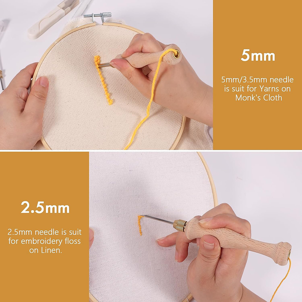 Punch Needle Starter Kit with  - Stitch Marker Ring ulasan dan harga