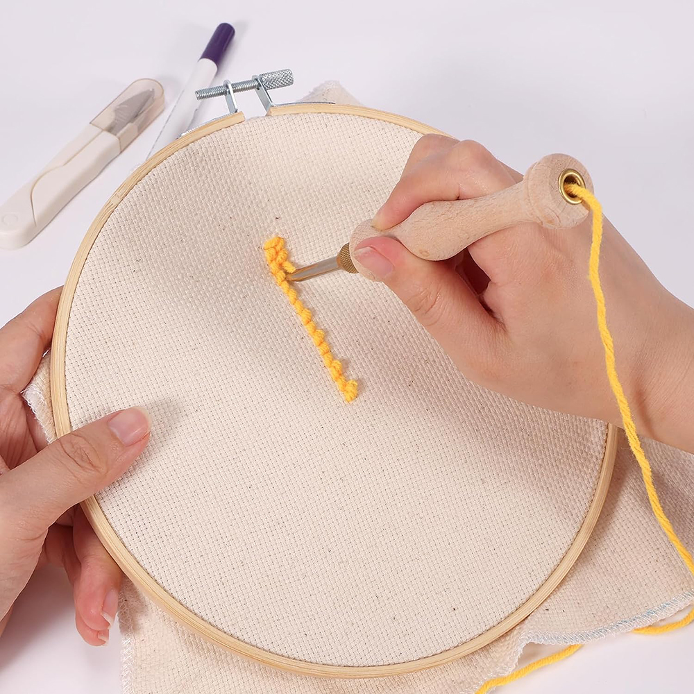 Punch Needle Starter Kit with  - Stitch Marker Ring ulasan dan harga