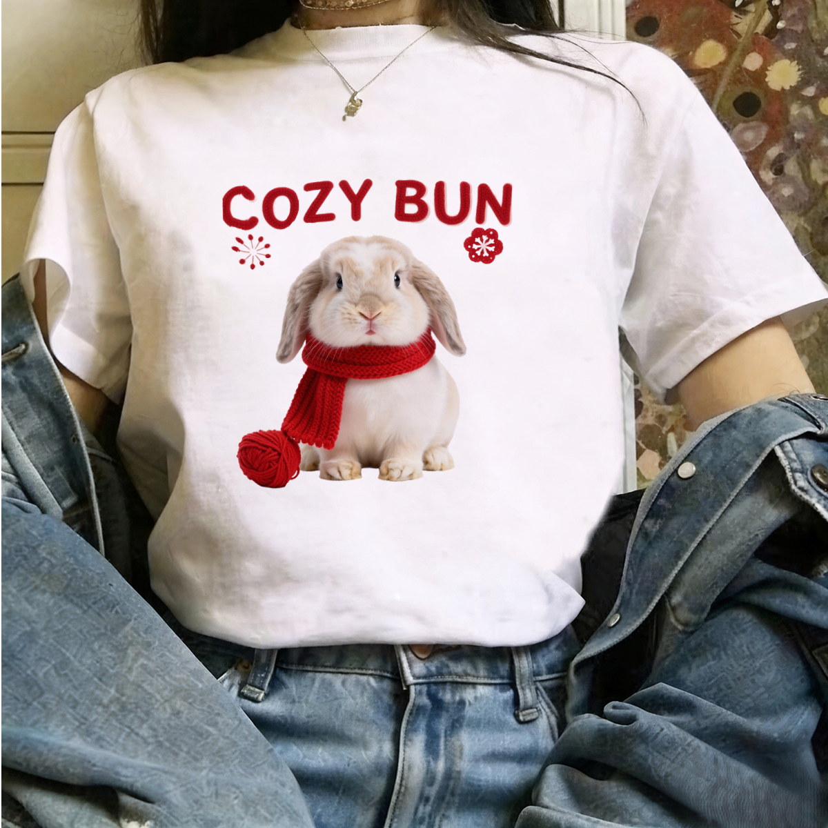 T Shirts Pet Printed Regular D - Embroidery Moisturizer ulasan dan harga